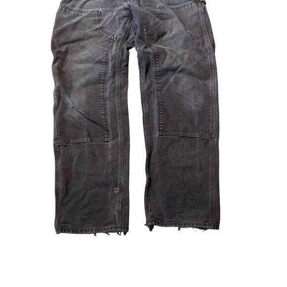 Vintage Carhartt B136 DKB 36X34 Distressed Fading Double Knee Brown Pants - Picture 4 of 8